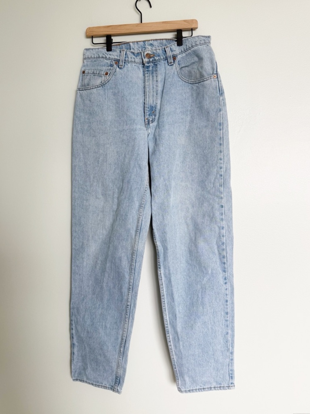 Levi's 560 Vintage Y2K 2001 Loose Fit Tapered Denim Blue Jeans Mens Size 33 X 34